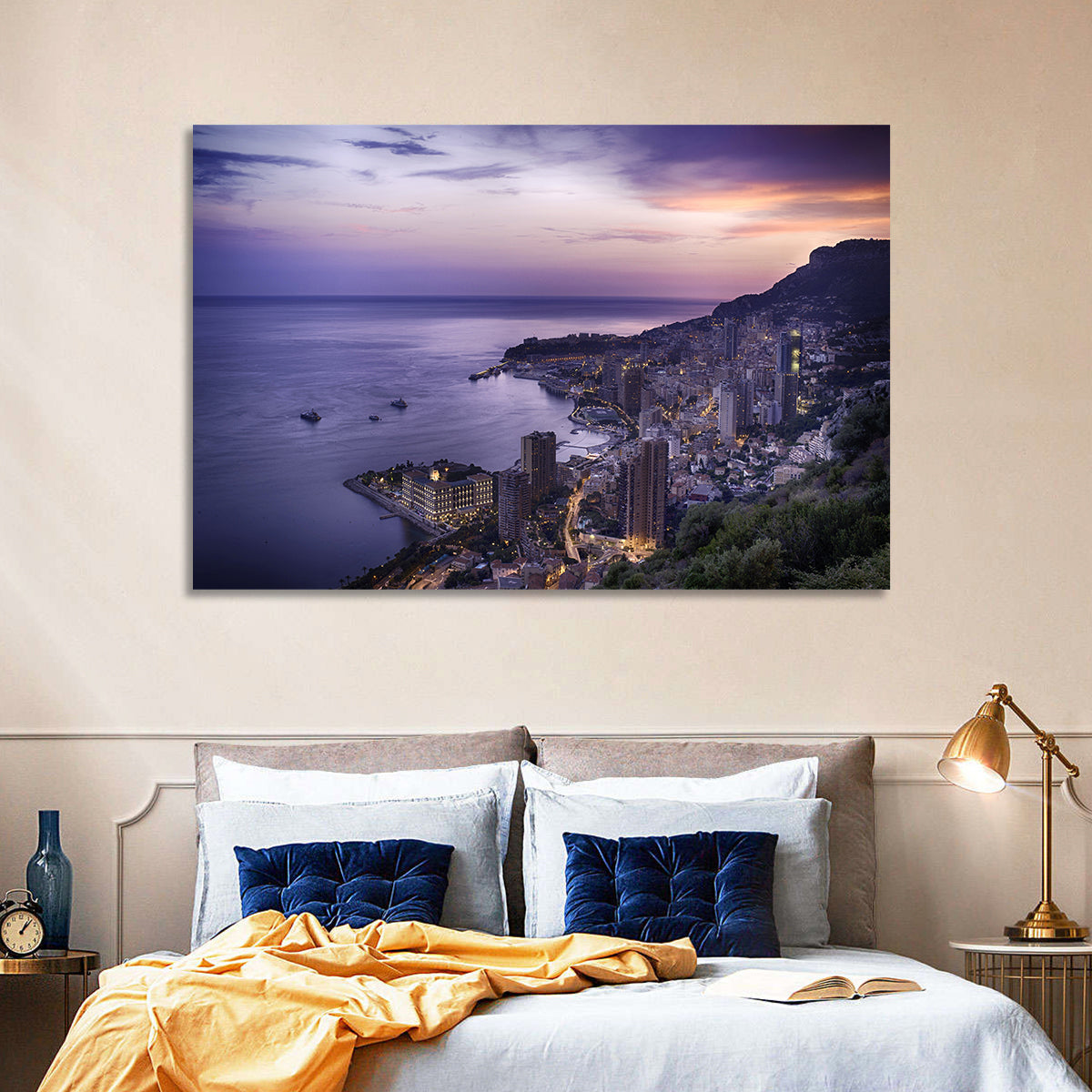 Monte Carlo at Dusk Wall Art