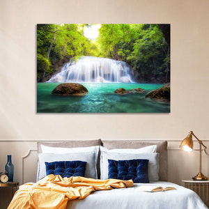 Tropical Waterfall Thailand Wall Art