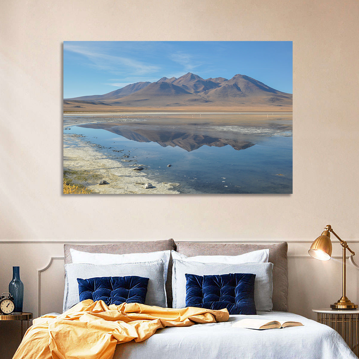 Sur Lipez Salt Lake Reflection Wall Art