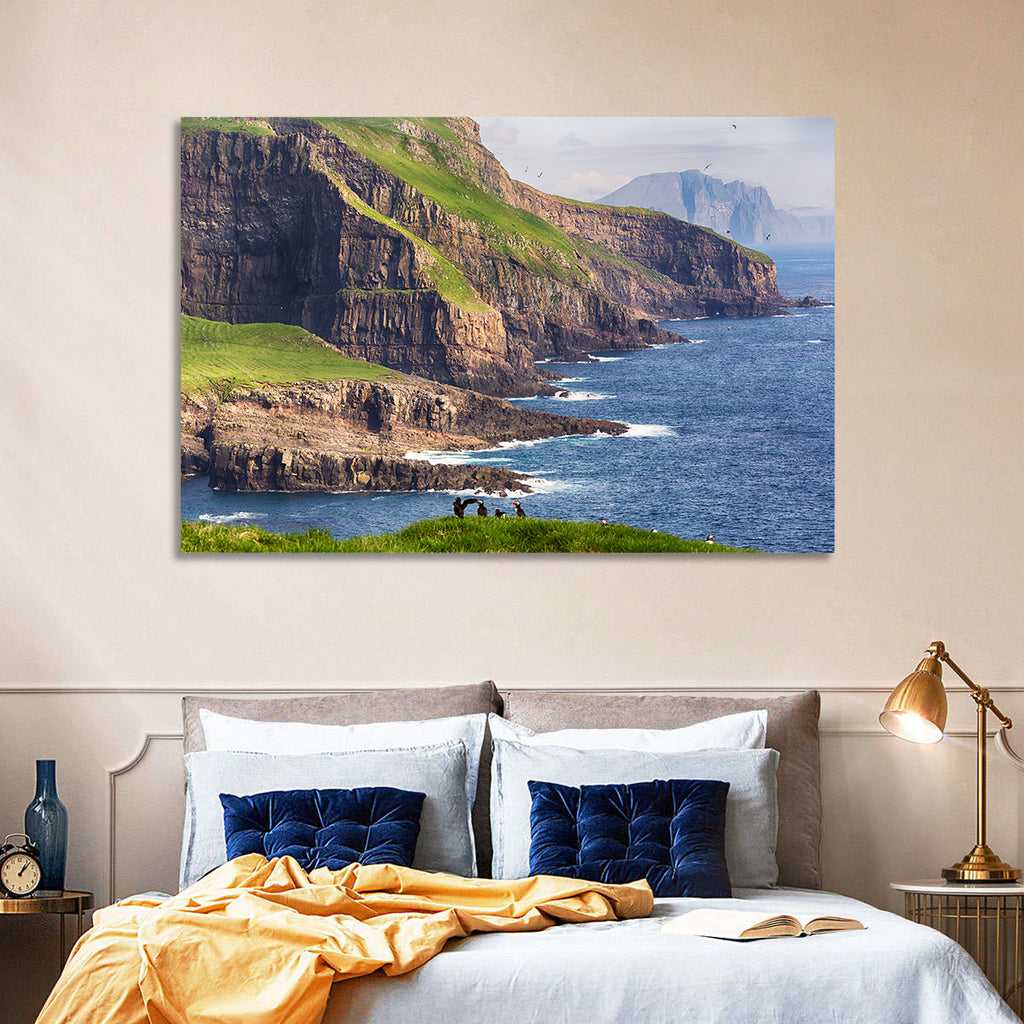 Mykines Cliffs, Faroe Islands Wall Art