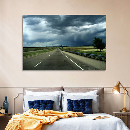 New Mexico Stormy Highway Wall Art