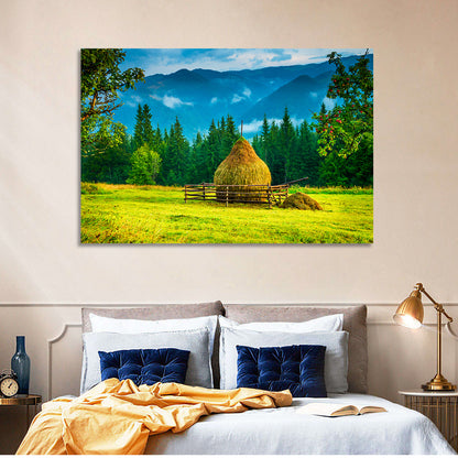 Mountain Haystack Wall Art