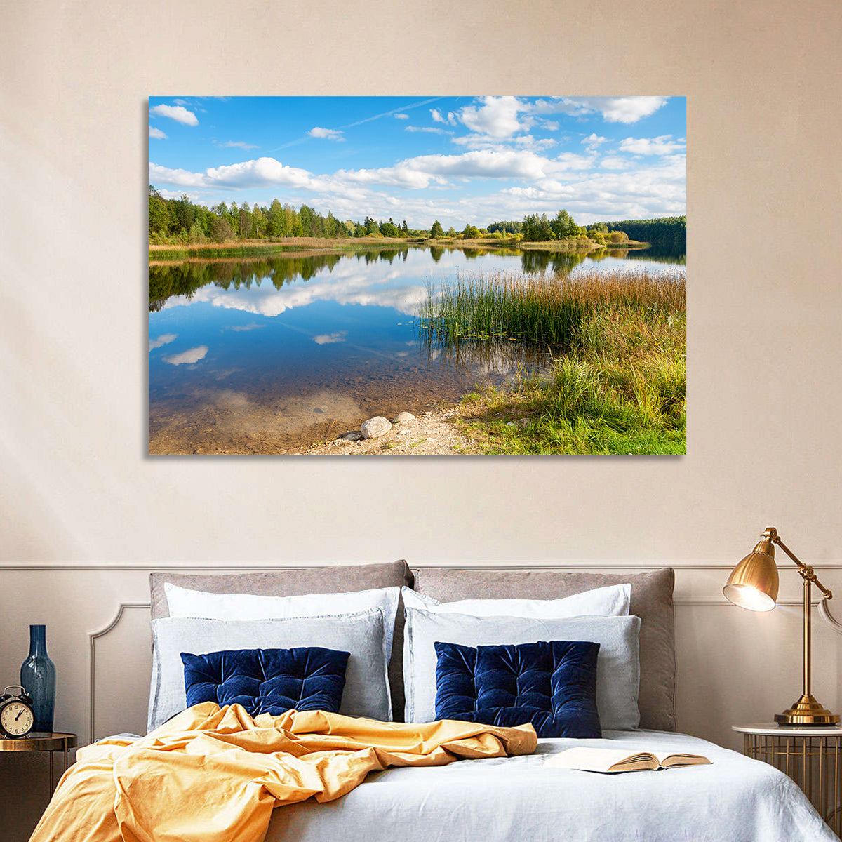 Paunkula Lake Reflections Wall Art