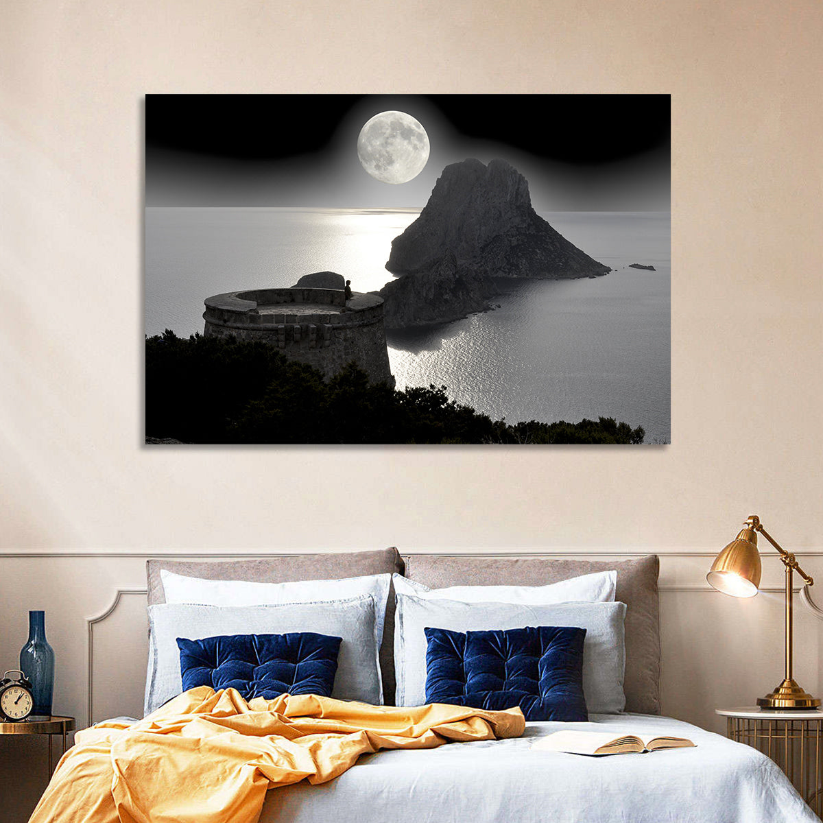 Pirates Tower Moonlit Watchtower, Ibiza Wall Art