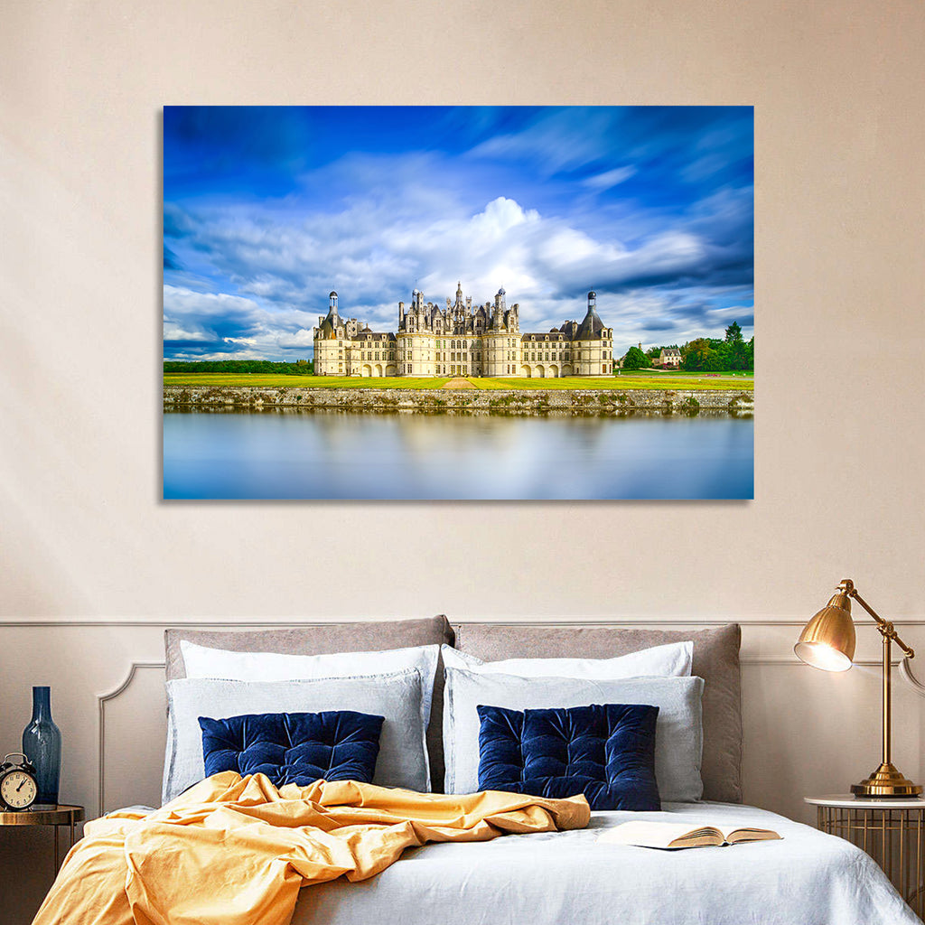 Château De Chambord Reflection Wall Art