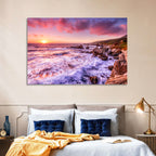 Dusk Over California Cliffs Wall Art
