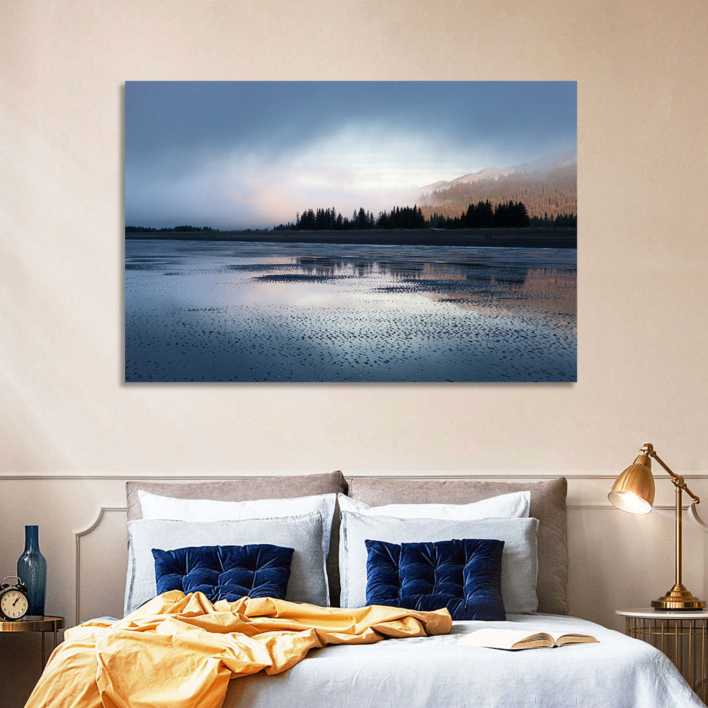 Lake Clark Foggy Shoreline Wall Art