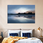 Lake Clark Foggy Shoreline Wall Art