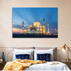 Siddiqa Fatima Zahra Mosque at Dusk Wall Art