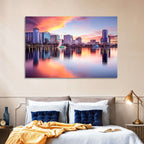 Lake Eola Sunset Orlando Wall Art
