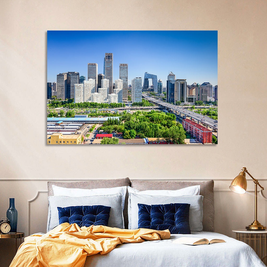 Beijing Cctv Headquarters Skyline Wall Art