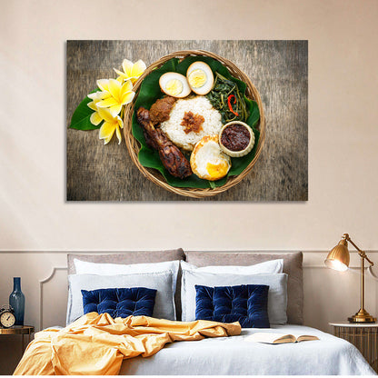 Nasi Campur Dish Wall Art