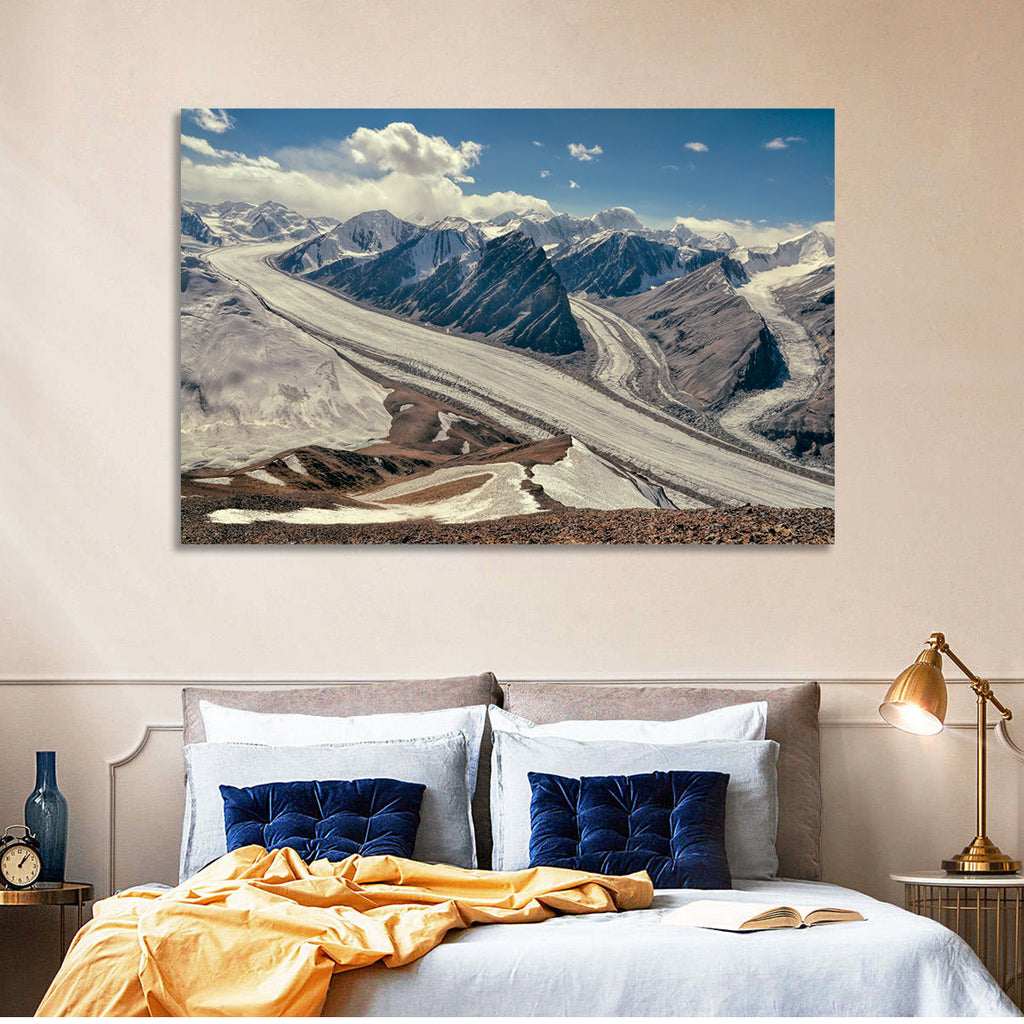 Fedchenko Glacier Vista Wall Art