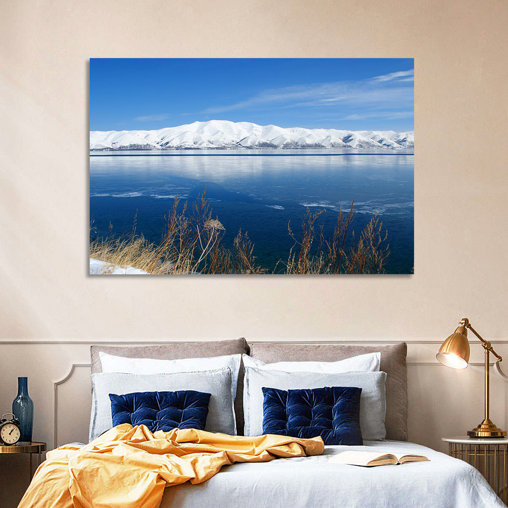 Winter at Lake Sevan Wall Art