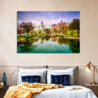 Charlotte Skyline at Marshall Park Wall Art