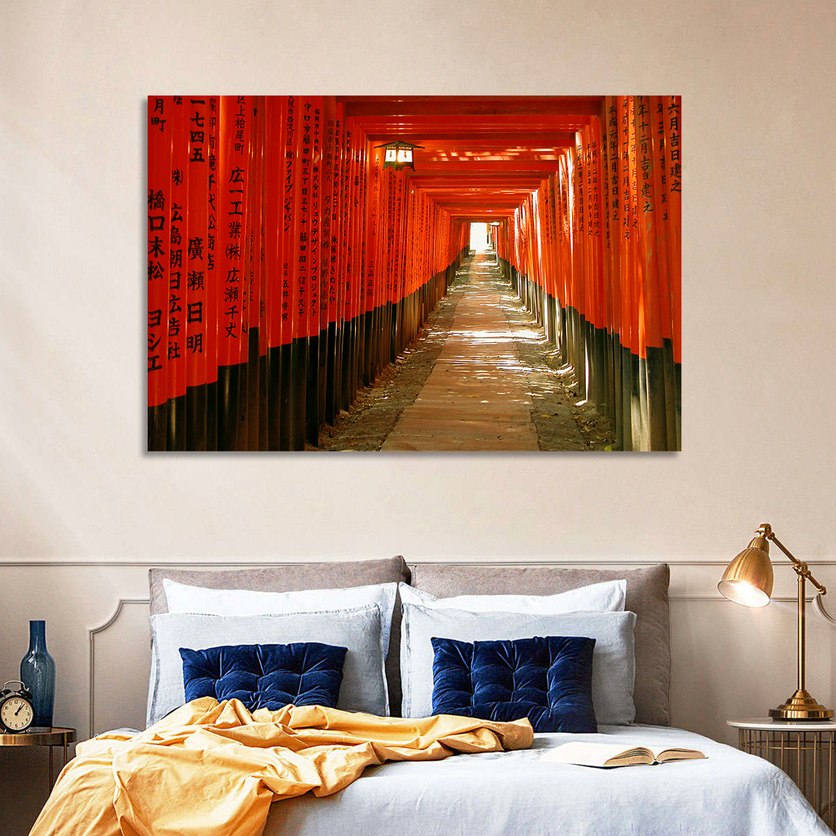 Fushimi Inari Torii Tunnel Wall Art