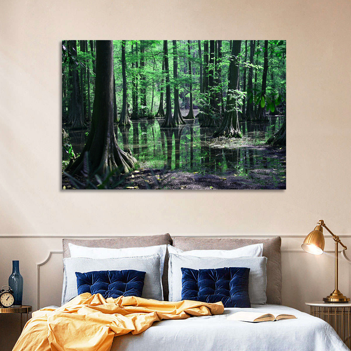 Congaree Swamp Reflection Wall Art