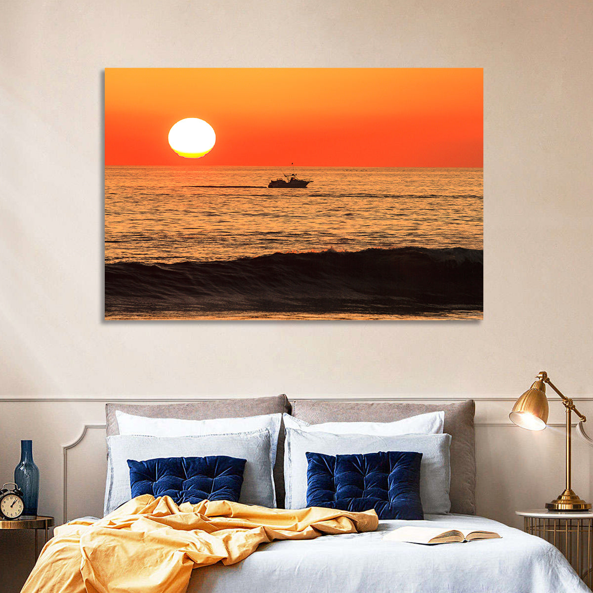 Oceanside Beach California Sunset Wall Art