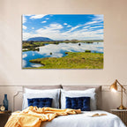 Lake Myvatn Reflection Wall Art