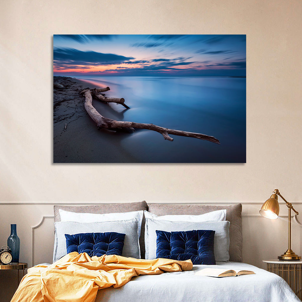 Calm Seascape at Dusk Wall Art