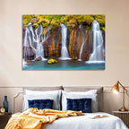 Hraunfossar Falls Wall Art
