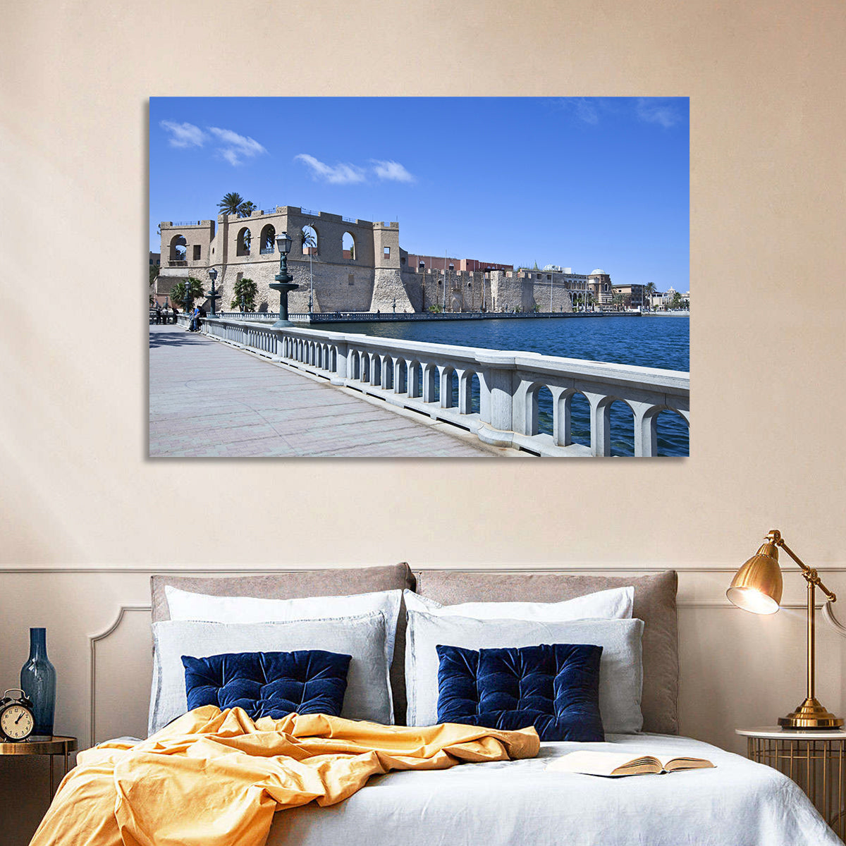 Red Fort Waterfront Wall Art