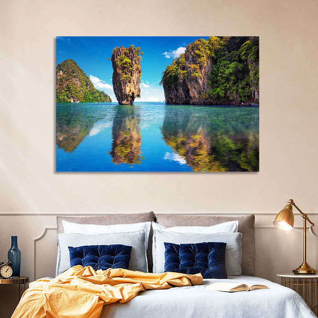Ko Tapu Limestone Stack, Phang Nga Wall Art