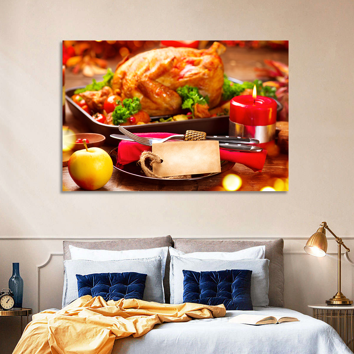 Roasted Turkey Holiday Still Life Wall Art