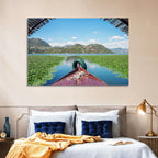 Bow of a Boat at Shkodra Lake Wall Art