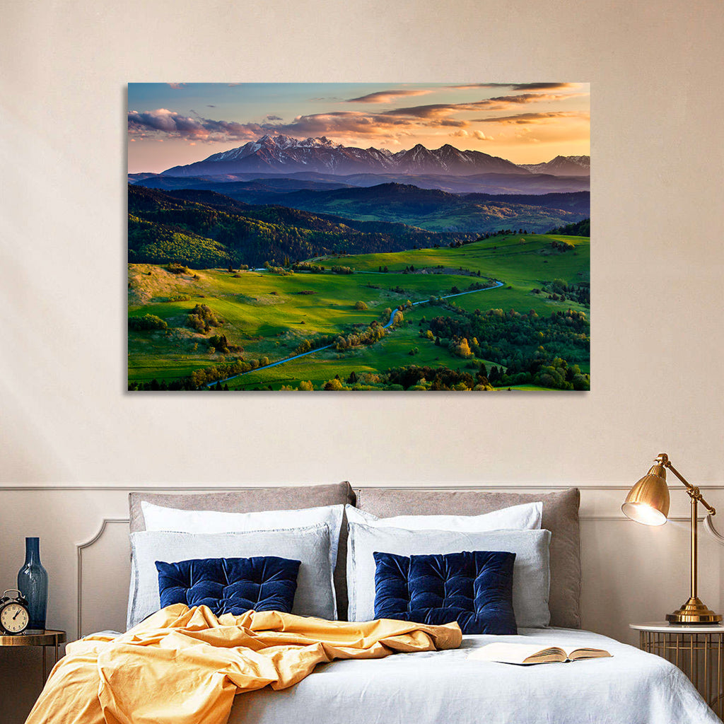 Tatras Golden Hour Vista Wall Art