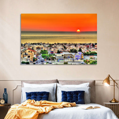 Paphos Sunset Wall Art