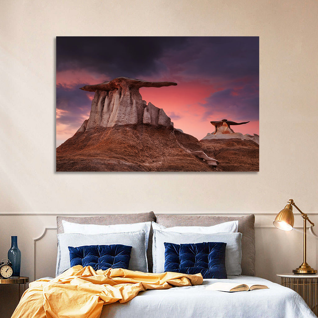 Wings Formation, Bisti Hoodoos Wall Art
