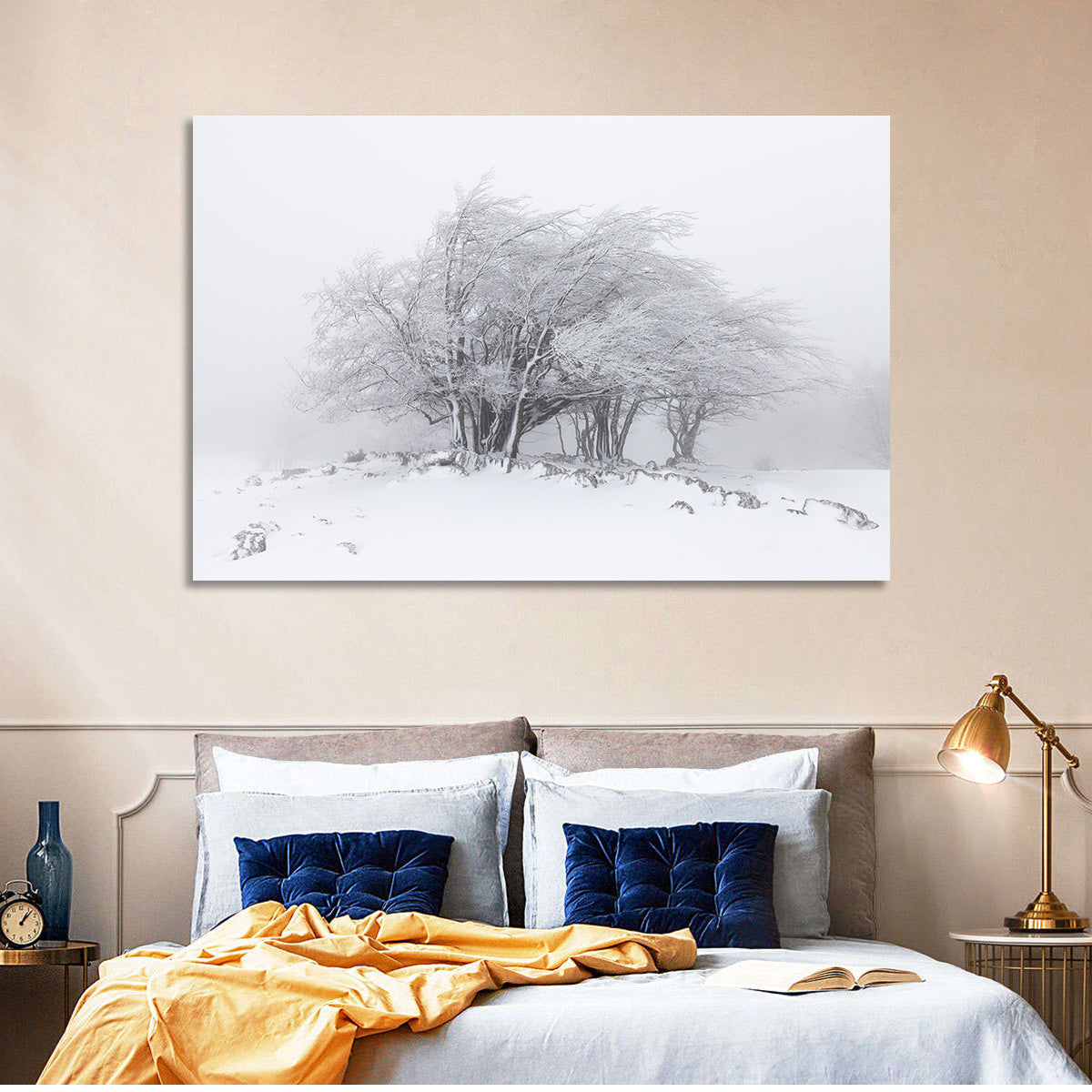 Rime Coated Winter Trees Wall Art