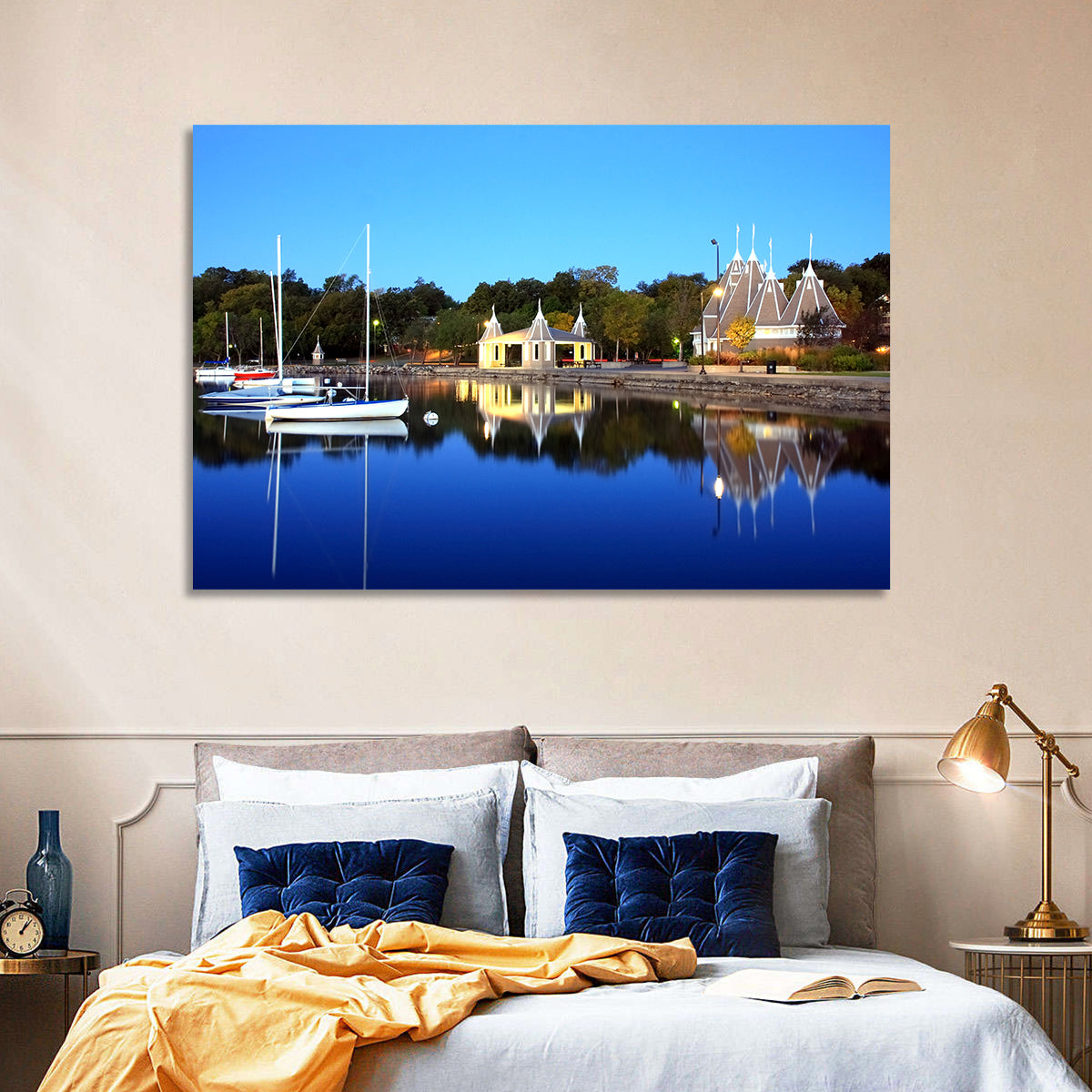 Lake Harriet, Minneapolis Wall Art in a room, landscape
