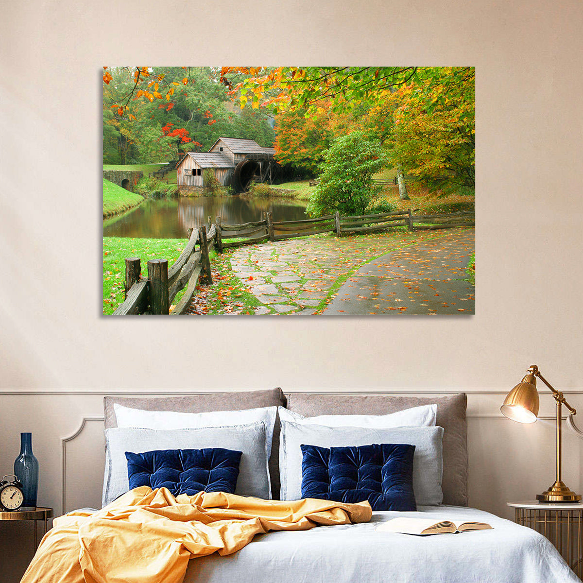 Mabrys Mill Wall Art in a room, landscape