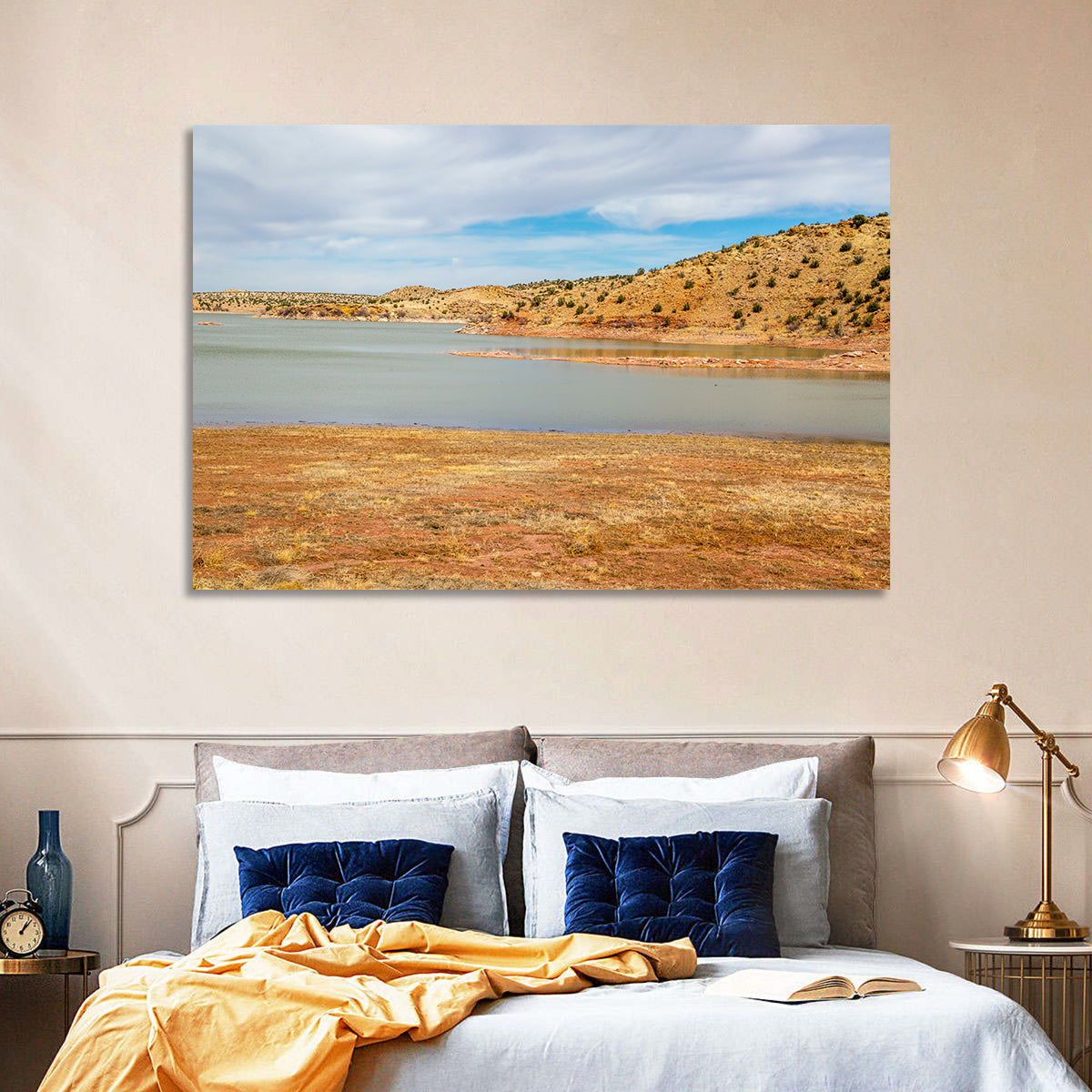 Lyman Lake Arizona Wall Art in a room, landscape
