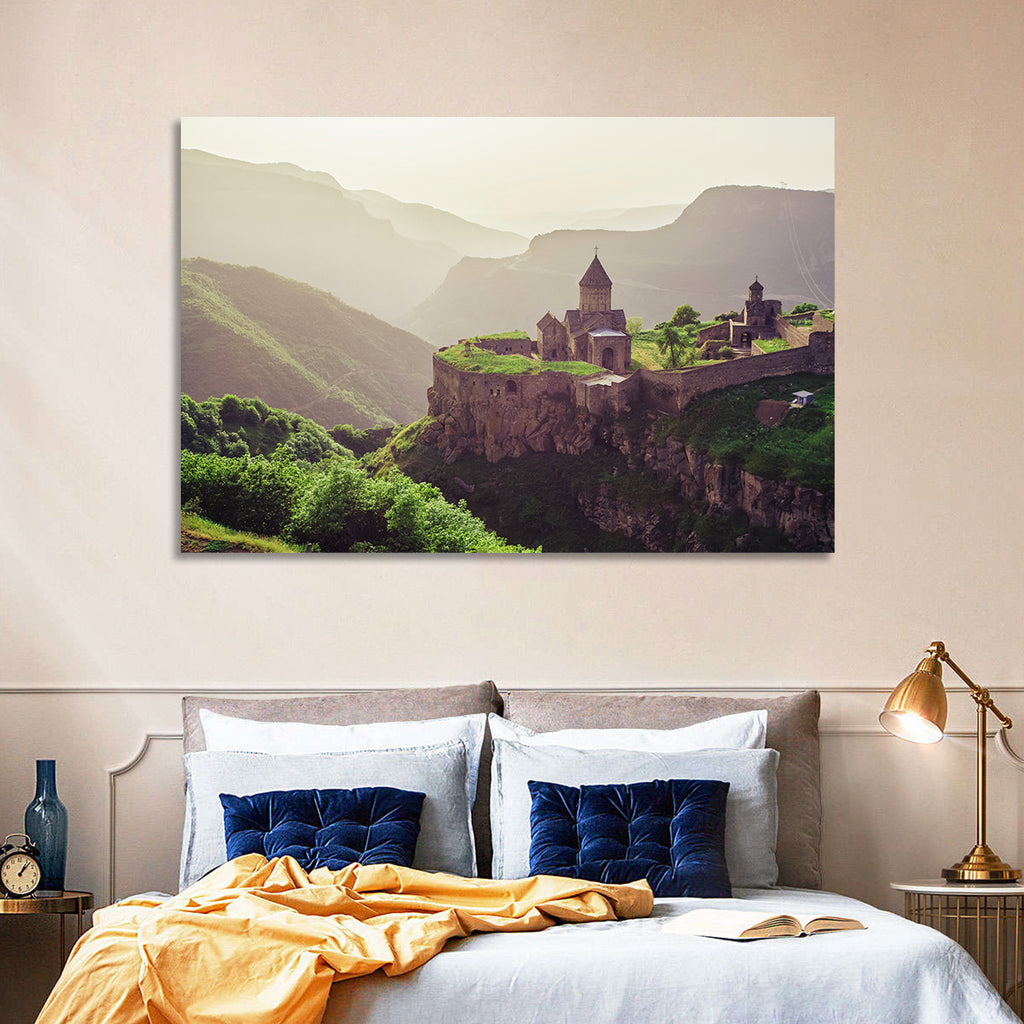 Tatev Monastery at Golden Hour Wall Art