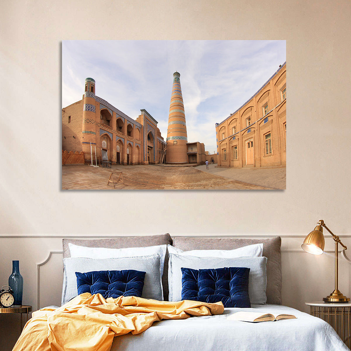 Khodja Madrasah, Khiva Wall Art in a room, landscape