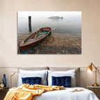 Rowboat on Lake Orta Wall Art