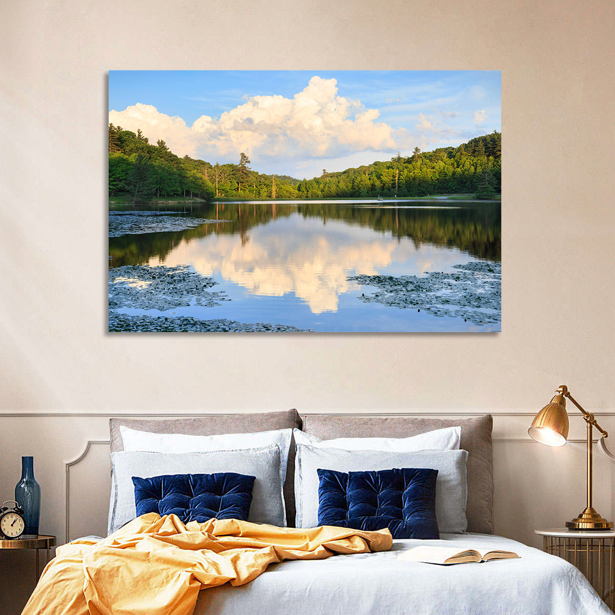 Bass Lake Reflection Wall Art