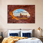 Turret Arch Through North Window Wall Art