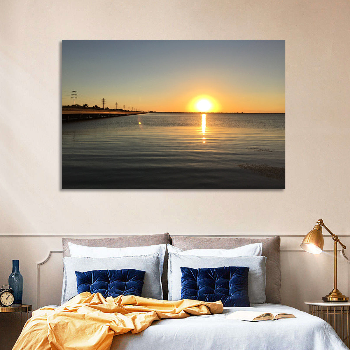 Lake Ray Hubbard Sunset Reflection Wall Art