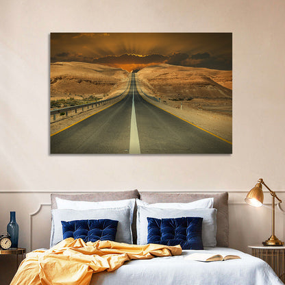 Negev Desert Road Wall Art