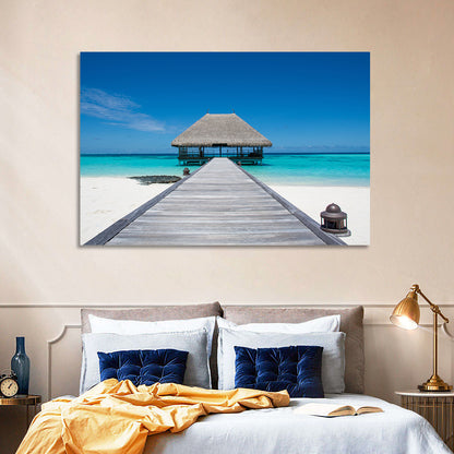 Maldives Tropical Beach Wall Art