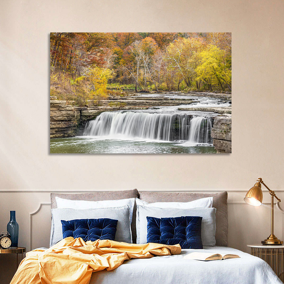 Lower Cataract Waterfall Wall Art in a room, landscape