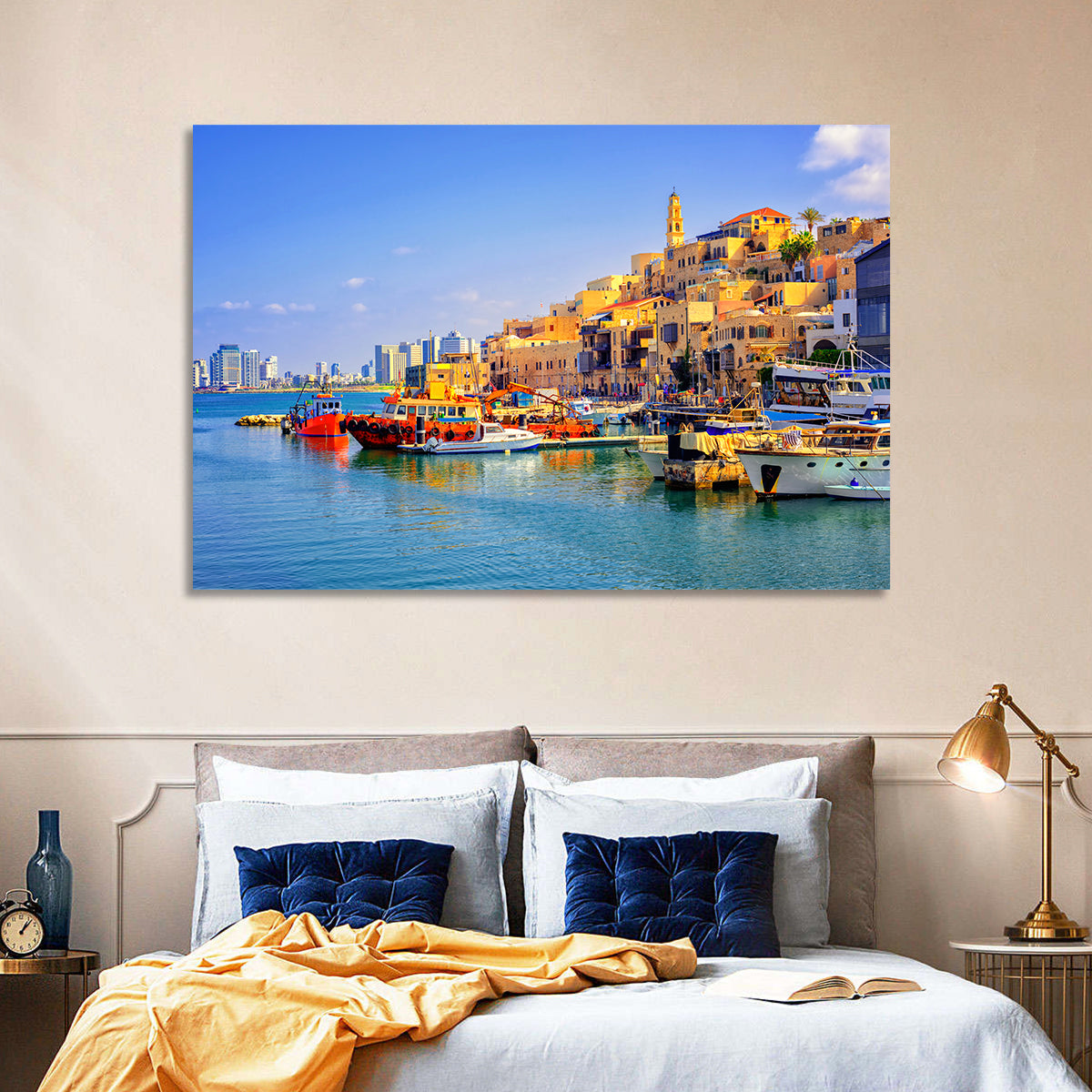 Old Jaffa Harbor Wall Art