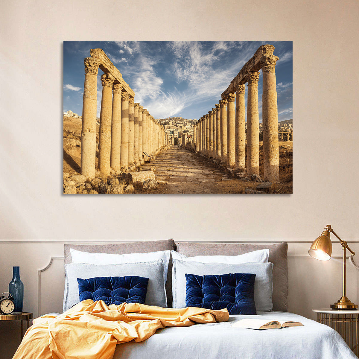 Cardo Maximus, Jerash Wall Art in a room, landscape