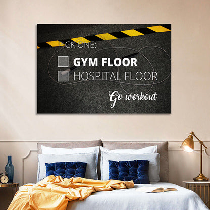 Gym Floor or Hospital Floor Wall Art