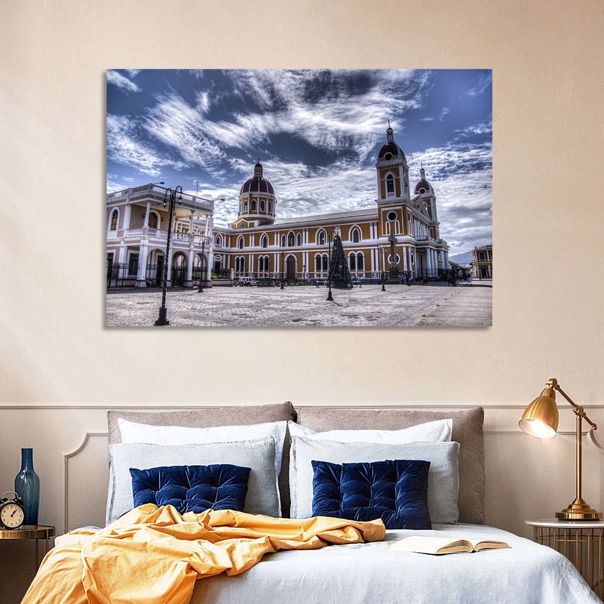Cathedral of Granada Plaza Wall Art