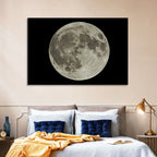 Full Moon with Tycho Rays Wall Art